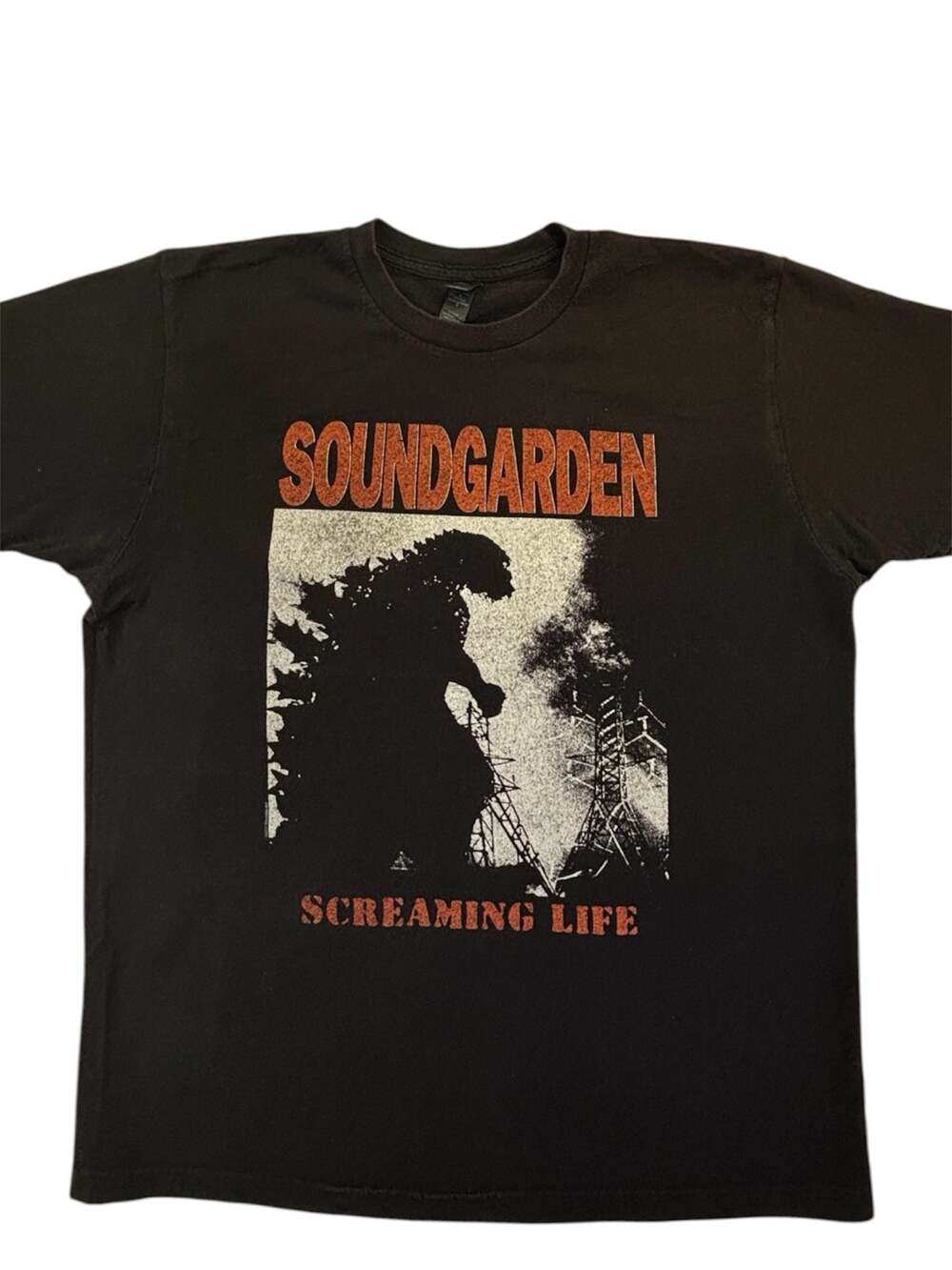Soundgarden Screaming Life Godzilla Graphic Band T-Shirt